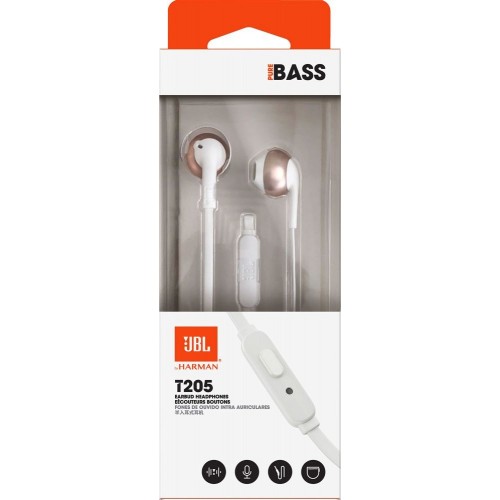 JBL T205 Cuffia Auricolare Rose Gold