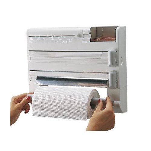 Leifheit 025723 Plus - Portarotolo a Parete