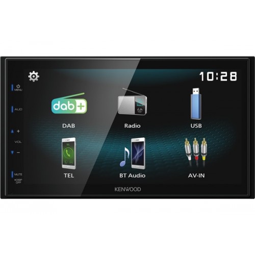 Kenwood DMX125DAB Ricevitore multimediale per...