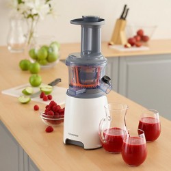 Kenwood PureJuice JMP600WH Estrattore di succo Grigio, Traslucido, Bianco 150 W