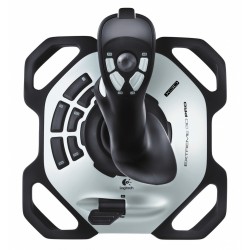 Logitech G Extreme 3D Pro Joystick PC Digitale USB 2.0 Nero, Bianco