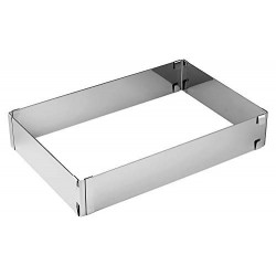 Zenker 040894 - Cornice Torte Regolabile Inox