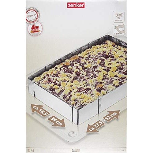 Zenker 040894 - Cornice Torte Regolabile Inox