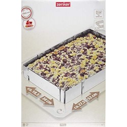 Zenker 040894 - Cornice Torte Regolabile Inox
