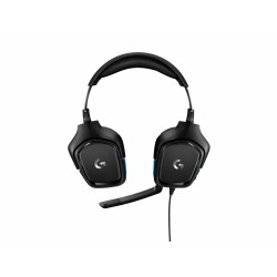 Logitech G G432 Cuffia Padiglione auricolare Nero, Blu