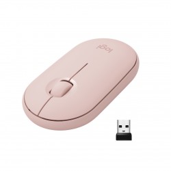 Logitech Pebble M350 mouse Wireless a RF + Bluetooth Ottico 1000 DPI Ambidestro