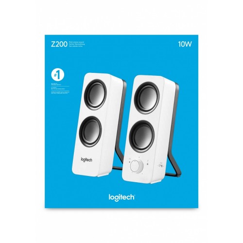 Logitech Z200 10 W Bianco Cablato