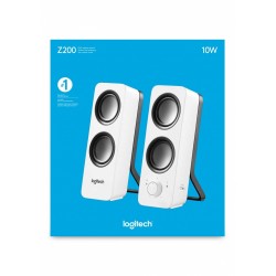 Logitech Z200 10 W Bianco Cablato