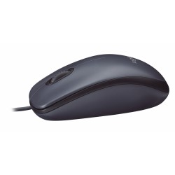 Logitech M100 mouse USB tipo A Ottico 1000 DPI Ambidestro