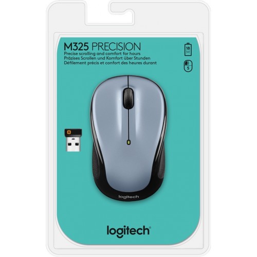 Logitech M325 mouse RF Wireless Ottico 1000 DPI...