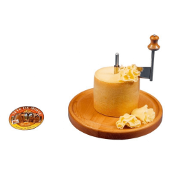 Eva 070214 - Taglia Formaggio, Legno, Acciaio Inox, 22cm