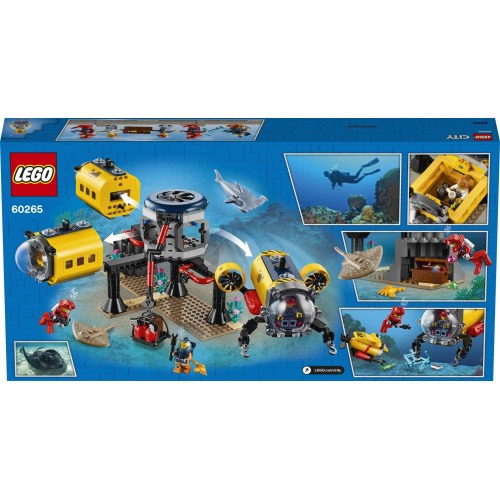 Lego City 60265 - Base Per Esplorazioni Oceaniche