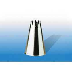 Schneider 045614 - Bocchette a Stella, Acciaio Inox, 6 pezzi, 8 MM