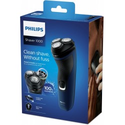 Philips 1000 series Lame PowerCut Rasoio elettrico Dry, Serie 1000