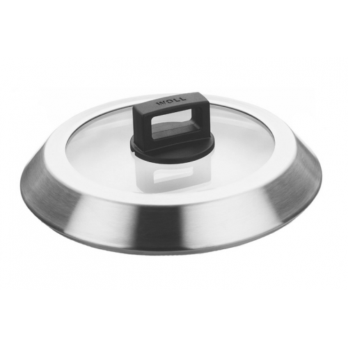 Coperchio serie LOGIC in acciaio inox e vetro...