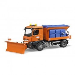 Bruder 03685 - Mercedes-Benz Arocs, Veicolo Spargisale e Spazzaneve
