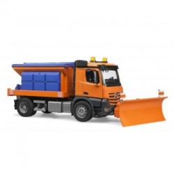 Bruder 03685 - Mercedes-Benz Arocs, Veicolo Spargisale e Spazzaneve
