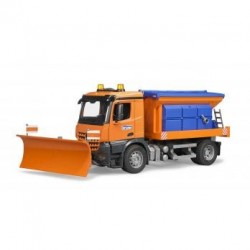 Bruder 03685 - Mercedes-Benz Arocs, Veicolo Spargisale e Spazzaneve