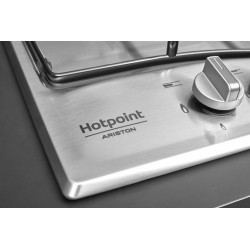 Hotpoint PCN 642 T/IX/HAR - Piano Cottura a Gas, 4 Fornello(i), 59 cm, Acciaio Inossidabile