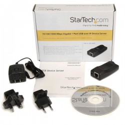 StarTech.com Convertitore USB over IP 1 porta Gigabit 10/100/1000 Mbps