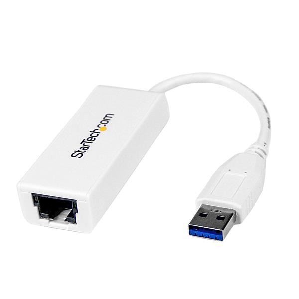 StarTech.com Adattatore di rete NIC USB 3.0 a Ethernet Gigabit - Bianco