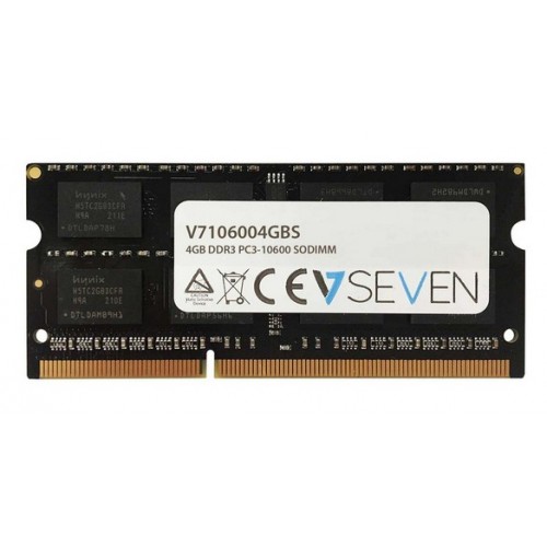 V7 4GB DDR3 PC3-10600 - 1333mhz SO DIMM...