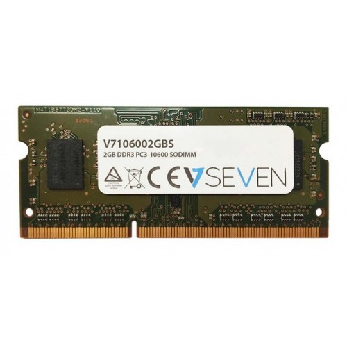V7 2GB DDR3 PC3-10600 - 1333mhz SO DIMM...