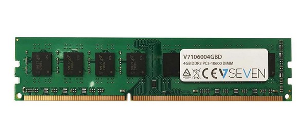 V7 4GB DDR3 PC3-10600 - 1333mhz DIMM Desktop Módulo de memoria - V7106004GBD