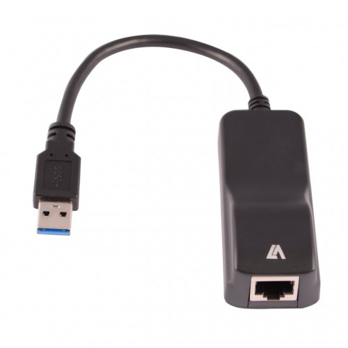 V7 Adaptador negro Gigabit Ethernet con...
