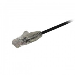 StarTech.com Cavo di Rete Ethernet Snagless CAT6 da 2m - Cavo Patch antigroviglio slim RJ45 - Nero
