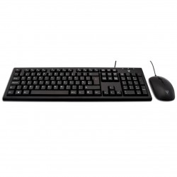 V7 Set tastiera e mouse con cavo USB e adattatore PS2 – UK