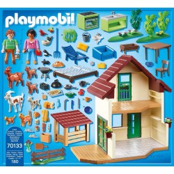 Playmobil Country 70133 - Casa con Allevamento Bio