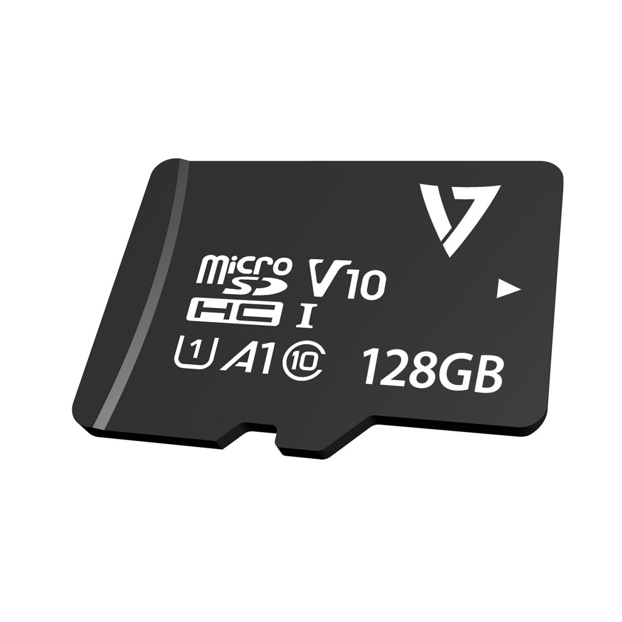 V7 Scheda Micro SDXC U3 V30 A1 CL10 UHD da 128 GB + adattatore