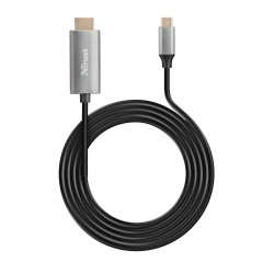 Trust Calyx USB-C HDMI Nero, Metallico