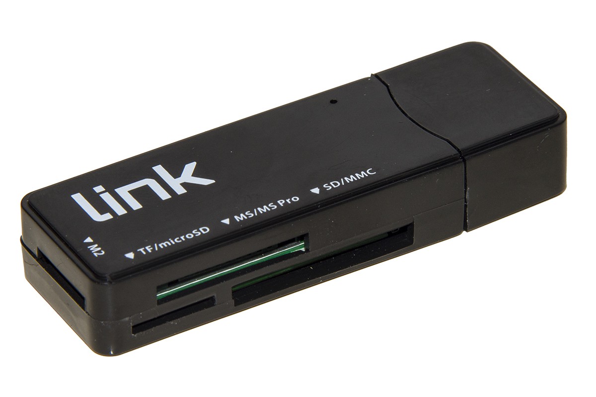 Link Accessori LKCCH04 lettore di schede Nero USB 3.2 Gen 1 (3.1 Gen 1) Type-A