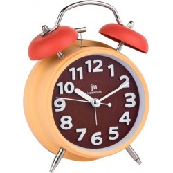 Lowell Justaminute JA7060-Y orologio da tavolo Orologio da tavolo in quarzo Marrone, Arancione Rotondo