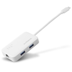 Edimax EU-4308 hub di interfaccia USB 3.2 Gen 1 (3.1 Gen 1) Type-C 5000 Mbit/s Bianco