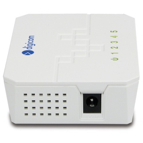 Digicom SWF05-T01 Fast Ethernet (10/100) Bianco
