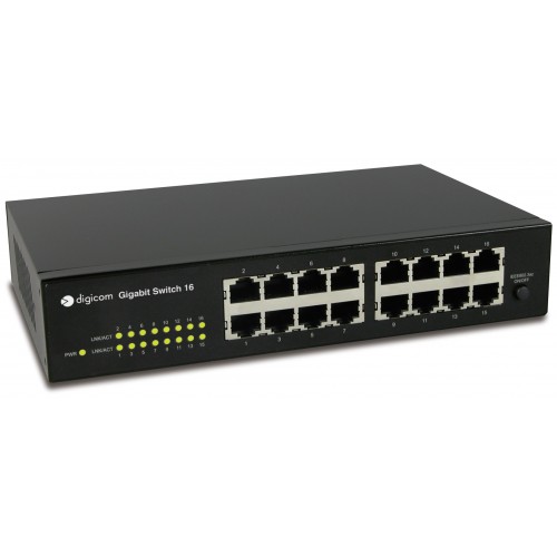 Digicom SWG16-Z01 Gestito Gigabit Ethernet...