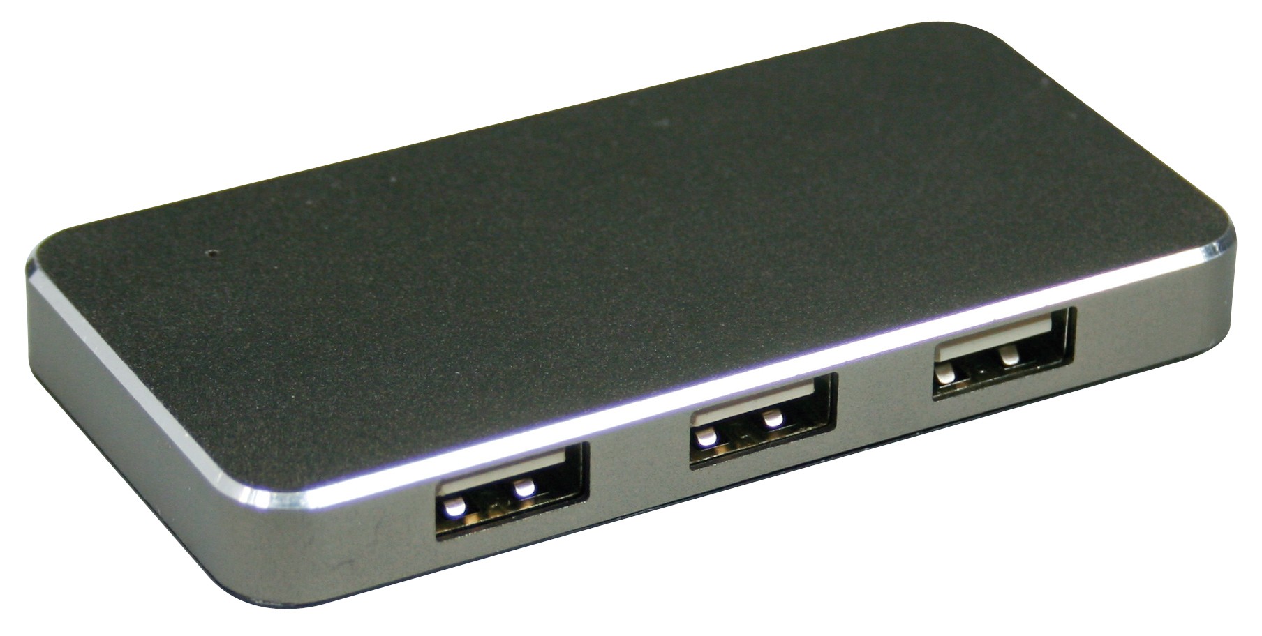 Mediacom M-ZH24A hub di interfaccia USB 2.0 Micro-B 480 Mbit/s Argento