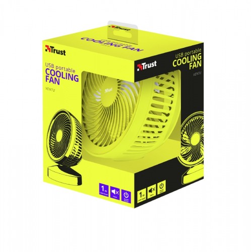 Trust Ventu gadget USB Ventilatore Giallo