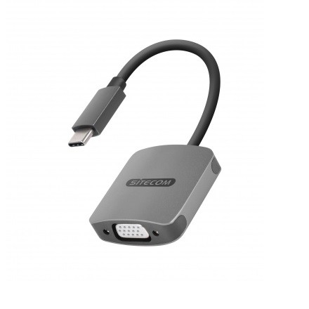 Sitecom CN-374 cavo di interfaccia e adattatore USB-C VGA, USB-C Grigio