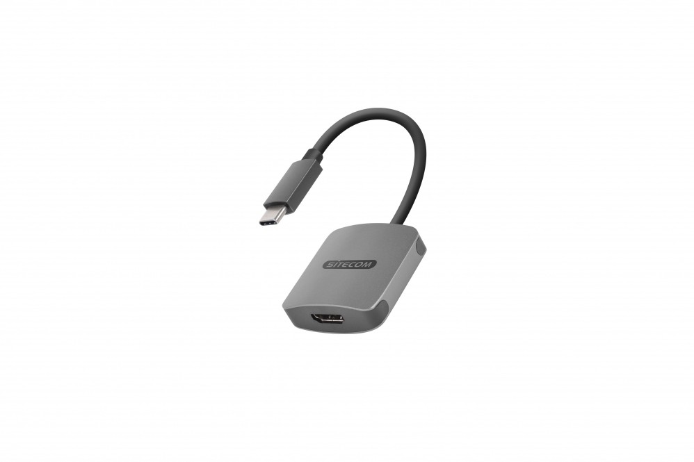 Sitecom CN-372 cavo e adattatore video USB tipo-C HDMI Grigio
