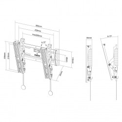 Newstar Supporto a parete per TV