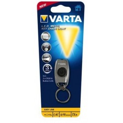 Varta L.E.D. METAL KEY CHAIN LIGHT Torcia portachiavi Cromo LED