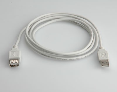 Value USB 2.0 Cable, Type A, 0.8 m cavo USB 0,8 m USB A Bianco