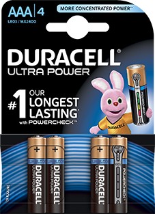 Duracell Ultra Powr AAA Batteria monouso Mini Stilo AAA Alcalino