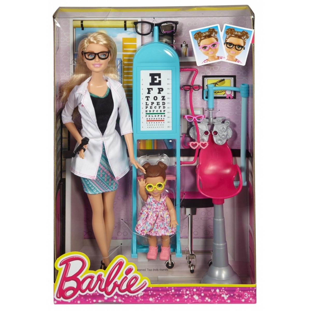 Mattel Barbie Playset a tema Carriera, Bambola in assortimento, Giocattolo per  Bambini 3 + anni, Assortito