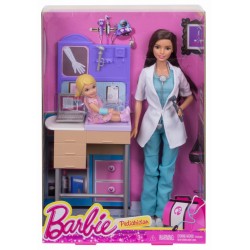Mattel Barbie Playset a tema Carriera, Bambola in assortimento, Giocattolo per Bambini 3 + anni, Assortito