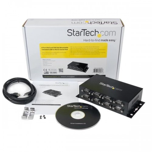 StarTech.com Hub adattatore USB a DB9 RS232...